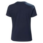 Helly Hansen Women's F2F Organic Cotton Tee Navy - Image 6