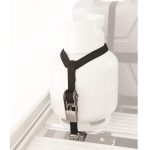 Prorack Alloy Tray Gas Bottle Holder Black