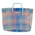 O'Neill Women's Loren Beach Bag Blue Check One Size - Image 4