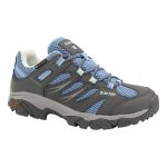 Hi-Tec Women's Tarantula Waterproof Low Hiking Shoes Grey, Charcoal & Cornflower - Image 2