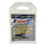 AFW Ball-Bearing Snap Swivels Grey