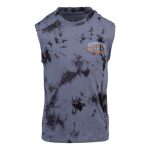 Trip In A Van Kids Muscle Tank Vintage Indigo / Black Tie Dye