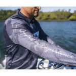 Nomad Design Charcoal Camo Collared Fishing Shirt Grey - Image 8