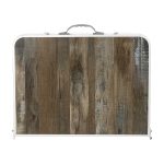 Spinifex Aluminium 90cm Camp Table Faux Wood 90 cm - Image 2