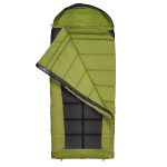 Oztent Bowen XL 1° Sleeping Bag Black/Green Black & Green - Image 5