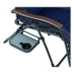Oztrail Jumbo Sun Lounger Blue & Grey - Image 3