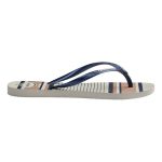 Havaianas Women's Slim Nautical Thongs White & Mustard - Image 4
