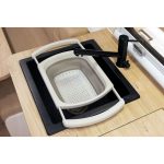 Pop Up Essentials Adjustable Colander Beige & Grey - Image 10