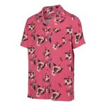 Cape Men's Hibiscus Shirt Red - Image 3