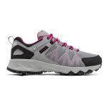 Columbia Women's Peakfreak II Outdry Waterproof Low Hiking Shoes Monument & Wild Fushsia