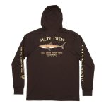 Salty Crew Men's Bruce Hooded Tech Tee Black