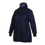 Gondwana Women's Elendale Rain Jacket Plus Size Navy - Image 4