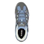 Hi-Tec Women's Tarantula Waterproof Low Hiking Shoes Grey, Charcoal & Cornflower - Image 3