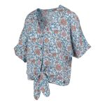 Trip In A Van Women's Short Sleeve Pattern Shirt Summer Bouquet - Image 3