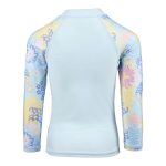 Body Glove Kids Dawn Squad Long Sleeve Rash Vest Aqua - Image 3