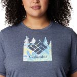 Columbia Women's Plus Size Sun Trek Tee Nocturnal / Swirl Graphic - Image 5