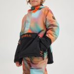 O'Neill Youth Boy's Anorak Snow Jacket Dark Blue Fade Halftone - Image 4