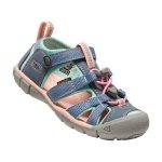 Keen Kid's Seacamp II Sandals Flint Stone Ocean Wave