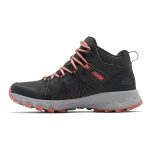 Columbia Women's Peakfreak II Outdry Waterproof Mid Hiking Boots Dark Grey & Dark Coral - Image 8