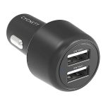 Cygnett 12W Dual USB-A Car Charger Black 12W