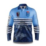 State of Origin 2023 Adult Sublimated Fishing Shirt Blues State Of Origin Blues