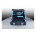 MSA 4X4 Twin Drawer To Suit Mazda BT50 Black & Blue BT50