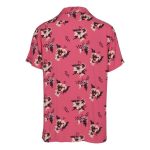 Cape Men's Hibiscus Shirt Red - Image 2