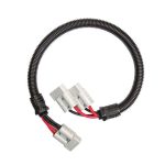KT Cables 50A Plug To Two 50A Plugs 600mm Grey