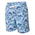 Cape Kids Boys Vintage Hawaiian Shorts Blue - Image 3