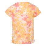 Trip In A Van Kids Cuff Tee Coral / Honey Tie Dye - Image 2