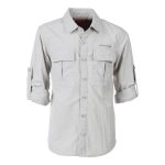 Cederberg Youth Roll Up Sleeve Shirt Stone - Image 4