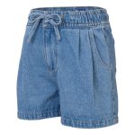 Cape Youth Girl's Paperbag Denim Shorts Denim Blue - Image 3