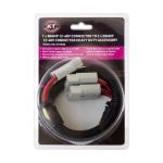 KT Cables 50A Plug To Two 50A Plugs 600mm Grey - Image 2