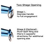 Toit Stainless Steel Split Ring Pliers Blue - Image 5