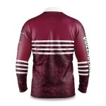 State of Origin 2023 Adult Sublimated Fishing Shirt Maroons State Of Origin Maroons - Image 2