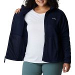 Columbia Women's Sweater Weather Full Zip Fleece 466 - Nocturnal Heather 2X - Image 7