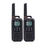 Ecoxgear 1 Watt UHF CB Radio Handheld Twin Pack Black 1W