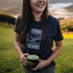 Mountain Designs Women's Black Australus Short Sleeve Tee Washed Black - Image 2