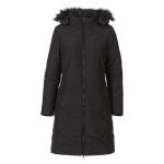 Cape Women's Harriet Long Line Puffer Jacket Black