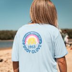 Body Glove Women's Surf Short Sleeve Tee Sky - Image 7