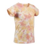 Trip In A Van Kids Cuff Tee Coral / Honey Tie Dye - Image 6
