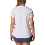 Columbia Women's Sun Trek Tee Purple Tint Heather - Image 3