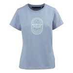 Mountain Designs Women's Blue Australus Short Sleeve Tee Ashley Blue
