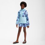 The North Face Youth Printed Glacier Quarter Zip Top Paisley Cloud Vibe Print - Image 2