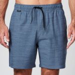 Helly Hansen Men's 18" Heather Volley Board Shorts Navy
