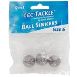 Jarvis Walker Tec Tackle Ball Sinkers Small Pack Silver - Image 5