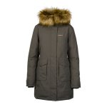 Cederberg Women's Mieke Waterproof Long Puffer Jacket Dark Khaki
