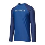 Body Glove Men's Surf Rash Vest Long Sleeve Tee Blue - Image 3