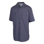 Trip In A Van Men's Woven Yarn Short Sleeve Shirt Washed Navy - Image 3