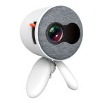 Portable HD LED Projector with Soft Screen White